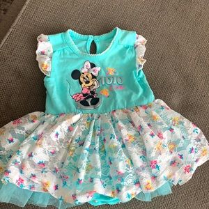Minnie Mouse baby- 3/6 month tutu dress
